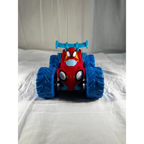 Marvel Spidey & Amazing Friends Web Climber Vehicle with Rev-Up Jazwares 2024 7" - Picture 3 of 16